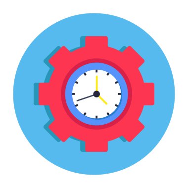 Zamanın mükemmel tasarım simgesi Ayarlama