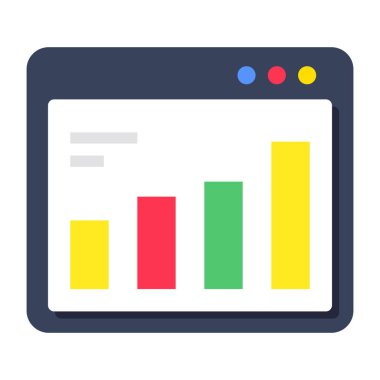 Web grafiğinin modern tasarım simgesi