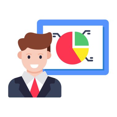 Sunumun renkli tasarım simgesi