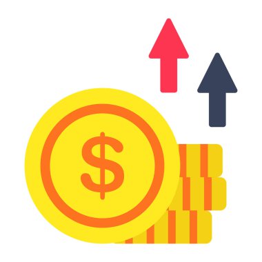 Yüksek dolar değerine sahip birinci sınıf tasarım simgesi