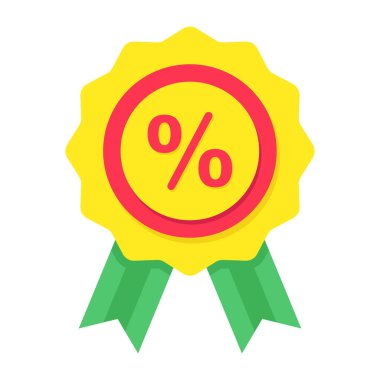 Premium download icon of discount badge