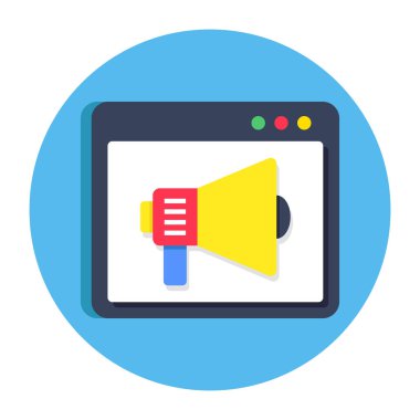 Web tanıtımının mükemmel tasarım simgesi