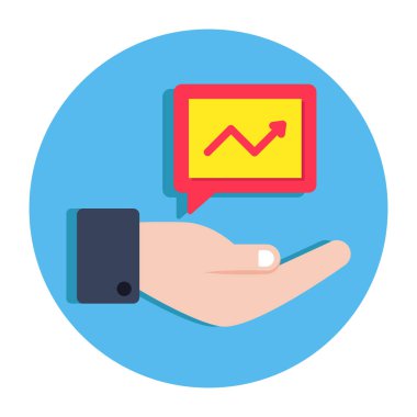 Analitik sohbet için düzenlenebilir tasarım simgesi