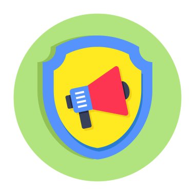 Güvenli pazarlamanın mükemmel bir tasarım simgesi