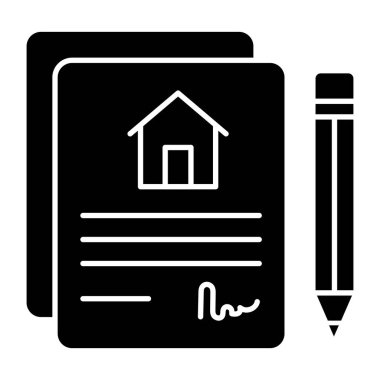 Sözleşme kağıdının düzenlenebilir tasarımı