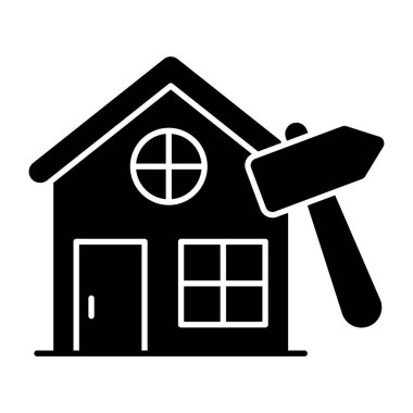 Ev onarımının modern tasarım simgesi