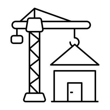 Ev inşaatının moda tasarım simgesi