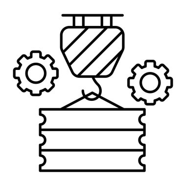 Kancayı kaldırmanın eşsiz tasarım simgesi