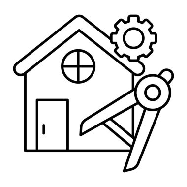 Ev yönetiminin mükemmel tasarım simgesi