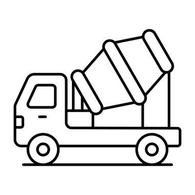 Beton karıştırıcının eşsiz tasarım simgesi