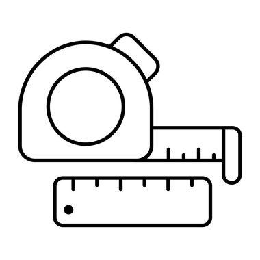 İnç bant benzersiz tasarım simgesi