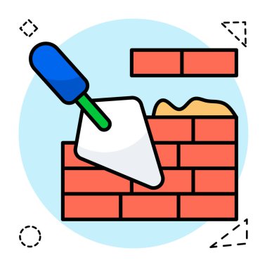 Tuğla duvarın modern tasarım simgesi