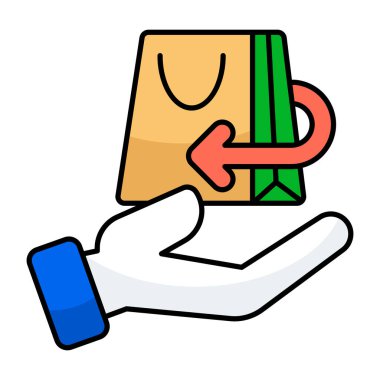 Paket dönüşünün moda tasarım simgesi