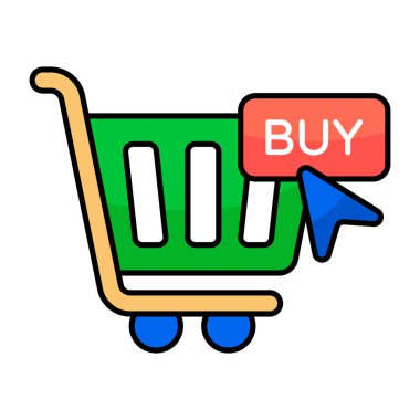 Tıklamanın güzel bir tasarım simgesi