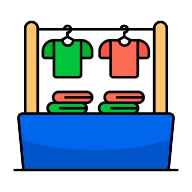 Güzel bir kostüm tasarımı ikonu.