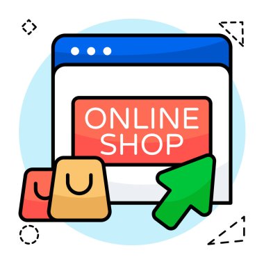 Web mağazasının en iyi tasarım simgesi