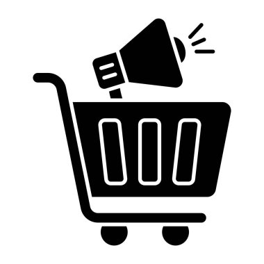 Alışveriş promosyonunun en iyi tasarım simgesi