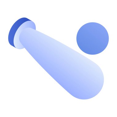 Beyzbolun düzenlenebilir tasarım simgesi