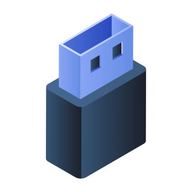 usb 'nin premimium indirme simgesi