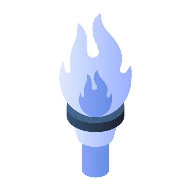 Klasik meşalenin mükemmel tasarım simgesi