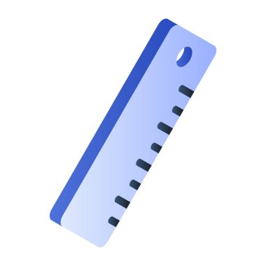 Ölçüm ölçeğinin moda tasarım simgesi