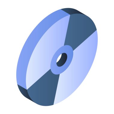 Premium download icon of compact disc