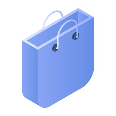 Alışveriş çantasının moda tasarım simgesi