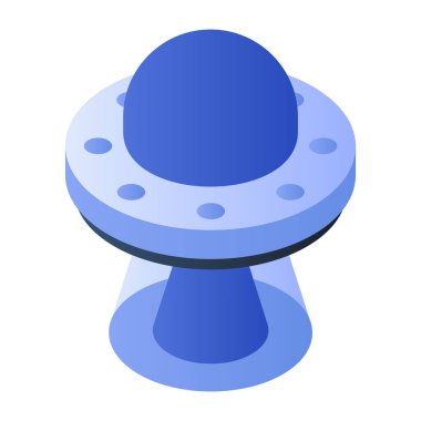 Uzay kapsülünün moda vektör tasarımı