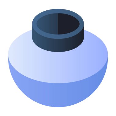 Düzenlenebilir mürekkep kutusu tasarım simgesi