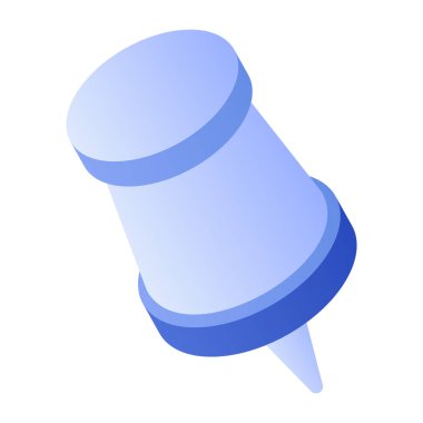 A perfect design icon of pushpin