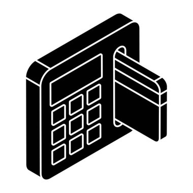 ATM 'den para çekmenin güzel bir tasarım simgesi