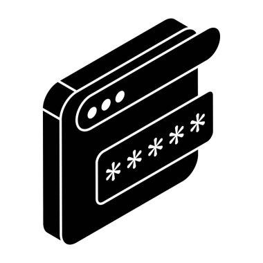 Web parolasının en iyi tasarım simgesi