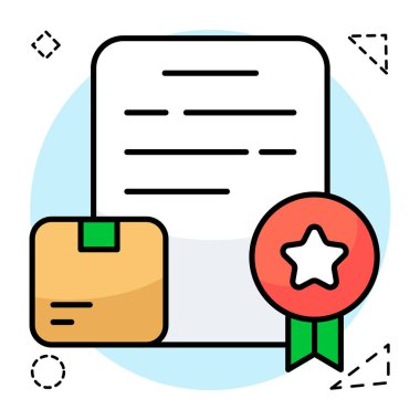 Lojistik sözleşmenin simge tasarımı