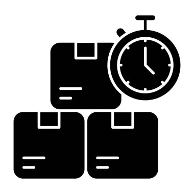 Perfect design icon of delivery time