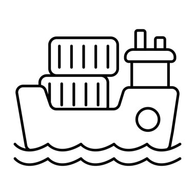 Kargo teknesinin en iyi indirme simgesi