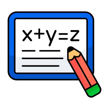 Matematik sınıfının bir simge tasarımı