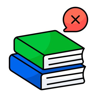 Silinmiş kitapların güzel bir tasarım simgesi