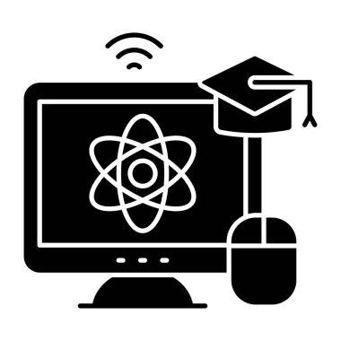 Bilim Dersinin bir simge tasarımı