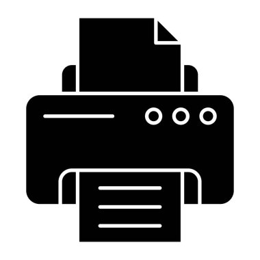 Yazıcının renkli tasarım simgesi