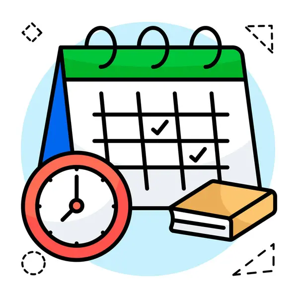 Zaman çizelgesinin mükemmel tasarım simgesi