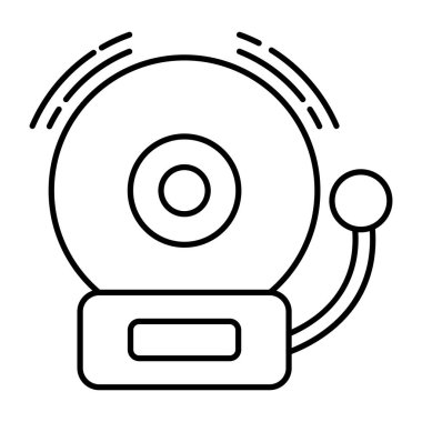 Okul çanının modern tasarım simgesi