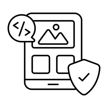 Mobil manzaranın eşsiz tasarım simgesi