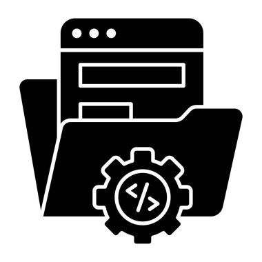 Kodlama dizininin bir simge tasarımı