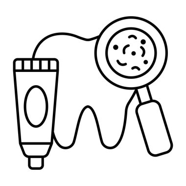 Arama mikroplarının mükemmel tasarım simgesi