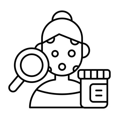 Cilt testinin modern tasarım simgesi