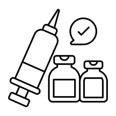 Enjeksiyon için premimium indirme simgesi