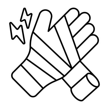 El bandajının mükemmel tasarım simgesi