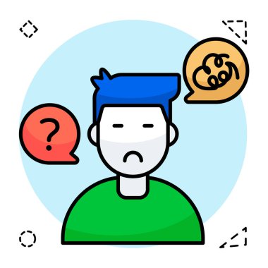 Bilinmeyen kişinin simge tasarımı