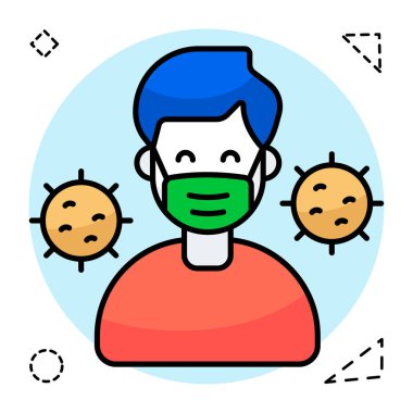 Maske takmanın modern tasarım simgesi