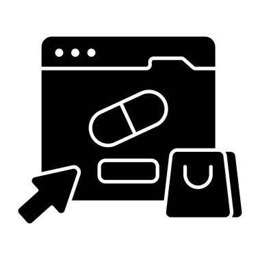 Tıbbi web sitesinin moda vektör tasarımı